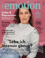 EMOTION Verlag GmbH, Titelbild zu Ausgabe 10/2017, EVT: 06.09.2017, Titelthema: "Lebe ich intensiv genug?". Bild: EMOTION.