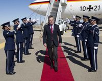 Thomas de Maizière als Verteidigungsminister (2012) auf der Holloman Air Force Base