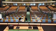 Ein Konferenzraum im UN-Hauptquartier in New York. Bild: Stringer / Sputnik