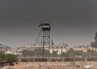 Grenze zum Gazastreifen zwischen Rafah und  Ägypten.