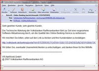 Screenshot der Mail