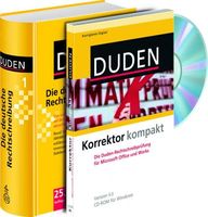 Duden - Die deutsche Rechtschreibung plus Duden Korrektor kompakt. Bild: obs/Duden 