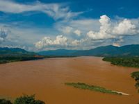 Der Mekong-Fluss. Bild: Adam Cathro / WWF