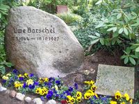 Grabstätte von Uwe Barschel auf dem Alten Friedhof in Mölln