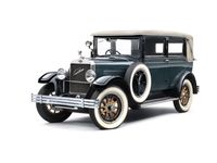 Die bis August 1925 entwickelten Modelle trugen sowohl den Namen Laurin & Klement als auch Skoda, während spätere Modelle ausschließlich unter der Marke Skoda produziert wurden. Bild: Skoda Auto Deutschland GmbH Fotograf: Skoda Auto Deutschland GmbH