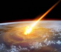 Asteroid trifft die Erde: ein seltenes Ereignis. Bild: iStock/Solarseven