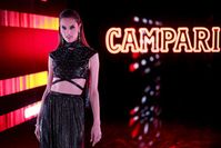 Iconic model, Alessandra Ambrosio, attends the Campari: Discover Red event experience, celebrating the unforgettable creations of cinema.  Bild: PRNewswire