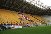 Leeres Stadion in Dresden