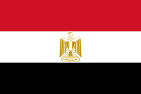 Flagge der Arabische Republik Ägypten