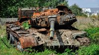 Ein zerstörter Panzer (Symbolbild) Bild: www.globallookpress.com / Sergei Chuzavkov