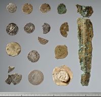Aufgefundene archäologische Gegenstände Bild: Polizeidirektion Flensburg