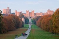 Windsor Castle bei Sonnenuntergang