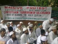 Protest gegen die Koran-Verbrennung