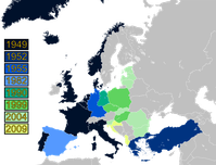 12 neue Staaten wurden nach der "Teilvereinigung" Deutschlands bereits aufgenommen. Ein Ende ist nicht in Sicht.