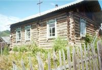 Blockhaus im Altai-Gebirge