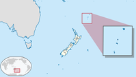 Die Kermadecinseln oder Kermadec Islands sind eine Inselkette aus einigen kleinen Inseln im südwestlichen Pazifik, die seit 1887 zu Neuseeland gehören und dort zu den New Zealand Outlying Islands zählen. Bild: TUBS / wikipedia.org