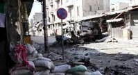 Syrien: Zerstörter Straßenzug