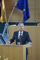 Hans-Jürgen Papier auf dem 13. Kongress der Stasibeauftragten im Thüringer Landtag, 24. April 2009 Bild: Michael Panse from Erfurt, Germany, de:Michael Panse / de.wikipedia.org