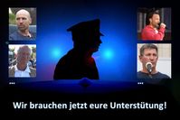Bild: Screenshot Internetseite: "https://mutigmacher.org/die-mutigen-polizisten-brauchen-jetzt-eure-unterstuetzung/" / Eigenes Werk