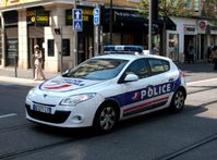 Frankreich: Französisches Polizeiauto