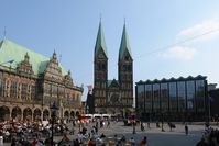 Bremer Rathaus, Dom und Bürgerschaft