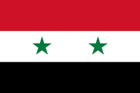 Arabische Republik Syrien Flagge