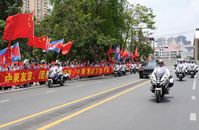 Chinese President Xi Jinping arrives in Phnom Penh for a state visit to Cambodia at the invitation of Cambodian King Norodom Sihamoni, April 17, 2025. Bild:Xinhua