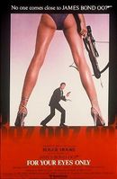 Englisches Kinoplakat  von "James Bond 007 – In tödlicher Mission" (Originaltitel: For Your Eyes Only)