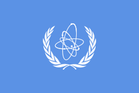 Flagge der Internationalen Atomenergie-Organisation