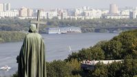 Blick auf den Fluss Dnjepr in Kiew  Bild: Gettyimages.ru / Pavlo Gonchar