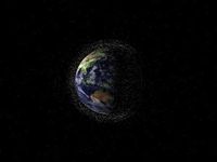 Müll im Orbit: Laser versprechen Abhilfe. Bild: EOS Space Systems