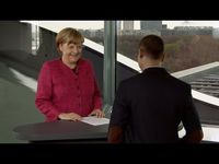 Screenshot aus dem Youtube Video "Merkel für EU-weite digitale Medienordnung"