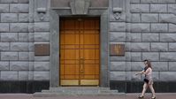 Der Eingang zum Hauptgebäude des ukrainischen Geheimdienstes SBU in Kiew (Archivbild). Bild: Стрингер/РИА Новости / Sputnik