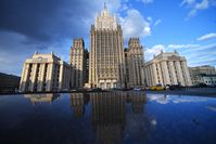 Auf dem Bild: Das Gebäude des Außenministeriums der Russischen Föderation in Moskau. Bild: JEWGENI ODINOKOW / Sputnik