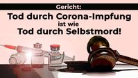 Bild: SS Video: "Gericht: Tod durch Corona-Impfung ist wie Tod durch Selbstmord!" (www.kla.tv/22062) / Eigenes Werk