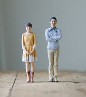 Schönes Paar: 3D-Ebenbilder aus dem Drucker. Bild: omote3d.com