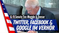 Bild: Screenshot Video: "6/8 U.S. Senate Tec-Mogule & die Zensur / Dorsey, Zuckerberg & Pichai müssen vor dem Senate aussagen" (https://youtu.be/8q3TmAlgw24) / Eigenes Werk