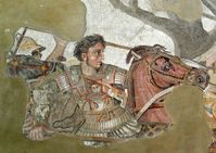 Alexander der Große (Mosaik, Pompeji, ca. 150–100 v. Chr.)