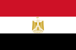 Flagge von Ägypten 