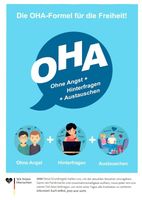 Die OHA-Formel für die Freiheit! Ohne Angst + Hinterfragen + Austauschen (Symbolbild)