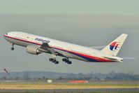 Die seit dem 7. März 2014 verschollene Boeing 777-200ER der Malaysia Airlines