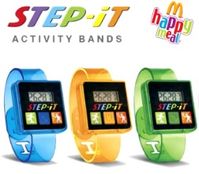 Fitness Tracker "Step It": bereitet Hautprobleme. Bild: mcdonalds.com