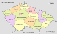 Administrative Gliederung Tschechiens