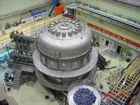 Die chinesische Fusionsanlage EAST (Experimental Advanced Superconducting Tokamak) in Hefei