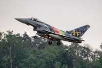 Landung des Eagle Star - Eurofighter des Taktischen Luftwaffengeschwader 31 Boelcke aus Nörvenich - bei der ILA, am 20.06.2022. Bildrechte: Bundeswehr/Jane Schmidt