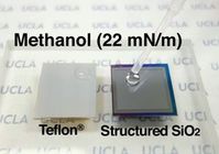 Tropfenbildung: die neue Oberfläche im Test. Bild: UCLA Engineering