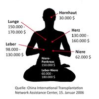 Preise für Organtransplantationen des China International Transplantation Network Assistance Center 2006