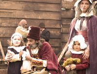 Santa Claus Urgroßvater: Im 17. Jahrhundert brachten holländische Siedler "ihren" Sinterklaas in die Neue Welt. Mit ihm begann der amerikanische Nikolauskult.  Quelle: ZDF und Martin Papirowski