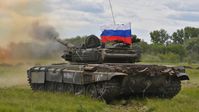 Panzer des Typs T-72 der russischen Streitkräfte in der Zone der militärischen Sonderoperation Bild: Sputnik