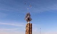 Archivbild: Ein Flugabwehrraketenkomplex vom Typ S-300 feuert eine Rakete ab, 6. Juni 2022. Bild: VERTEIDIGUNGSMINISTERIUM DER RUSSISCHEN FÖDERATION / Sputnik